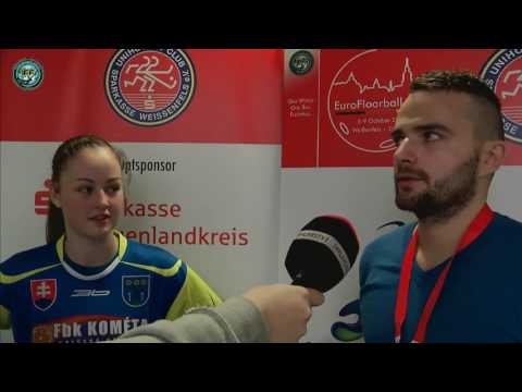 EFC 2016 Interview - Paulina Hudakova (FbK Kometa Spisska Nova Ves)