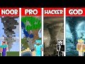 Minecraft - NOOB vs PRO vs HACKER vs GOD : TORNADO in Minecraft ! Animation