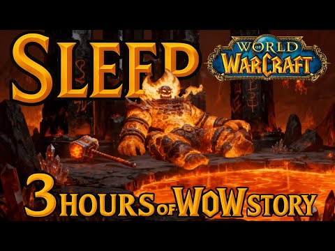 Complete Story of Ragnaros the Firelord For Sleep | World of Warcraft Lore