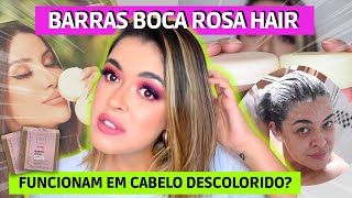 SHAMPOO e a MÁSCARA EM BARRA da Boca Rosa Hair | Testei por 1 MÊS