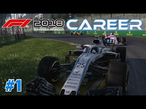 F1 2018 CAREER MODE PART 1 - AUSTRALIA  -HERE WE GO AGAIN!