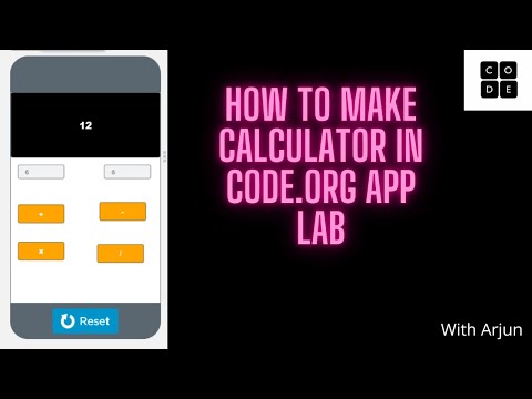 Applab Tutorial #1 | How to make a calculator in code.org applab |