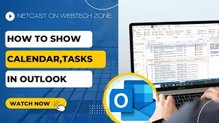 How to Show Calendar,Tasks in Outlook