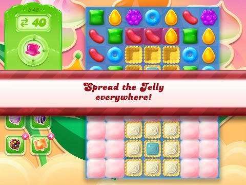 Candy Crush Jelly Saga Level 845 (3 star, No boosters)