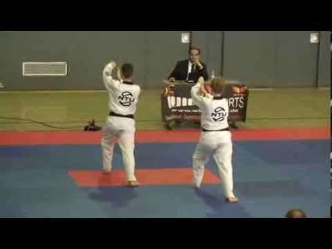 태권도 - Synchroner Paarlauf - DTU Poomsae Ranglistenturnier Nord 2013