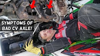 SYMPTOMS OF BAD CV AXLE SHAFT ON PORSCHE CAYENNE, MACAN, PANAMERA