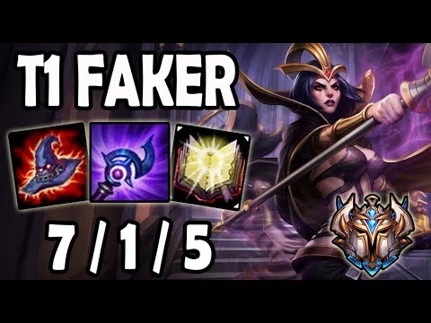Faker LEBLANC vs LUCIAN [ MID ] Lol Challenger Korea
