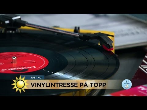 Vinylen på topp - därför köper vi skivor igen - Nyhetsmorgon (TV4)