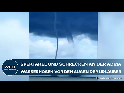 ITALIEN: Wasserhosen und Mini-Tornado - Unwetter sorgt für Verletzte an Küsten!