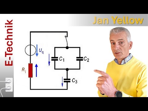 Kondensatoren parallel und in Reihe, Berechnung von Ladung und Spannung (Kondensatoren 03)