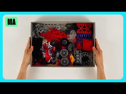 Конструктор 10 в 1 Clementoni Monster Truck серия Science & Play 200 деталей (75038)