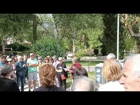 vandalismo de ultraerecha en Rosa Luxemburgo de Aravaca-Madrid