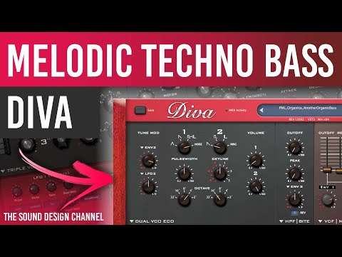 DIVA Tutorial | BASS Sound for MELODIC TECHNO