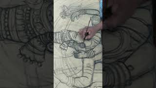 preview picture of video 'Kalamkari pen rendering'