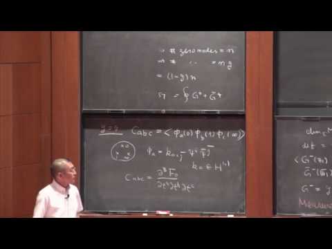 Topological String Theory (2 of 3) - Hirosi Ooguri