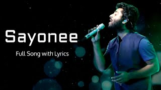 Arijit Singh: Sayonee Title Track (Lyrics) | Jyoti Nooran | Joy-Anjan, Junoon Band, Alaukik Rahi