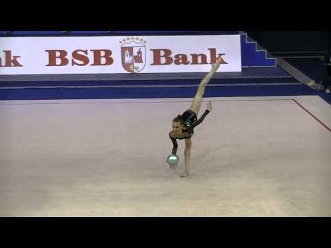 Romanova Eleonora (UKR) ball Qual Cup of World 2014 Minsk
