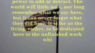 Chanson populaire - The Gettysburg Address