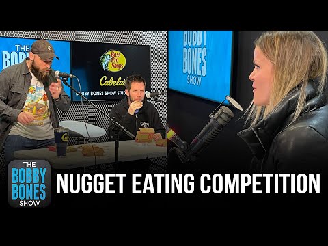 Amy, Lunchbox, & Scuba Steve Compete In Nugget Eating Competition