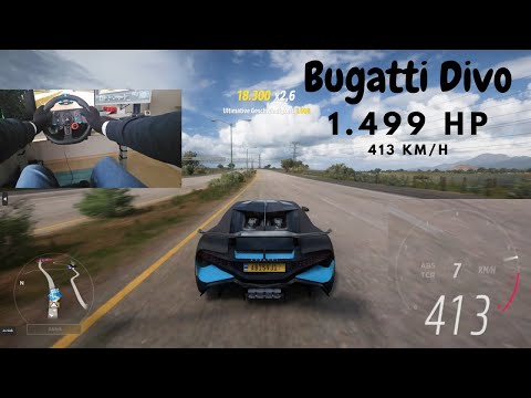 BUGATTI DIVO | 1,499 HP | 413KM/H | FORZA HORIZON %