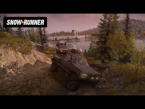 Snowrunner Walkthrough Part 16 in Co-op I  New Map Smithvill Dam and Exploration. [1440p 60FPS]