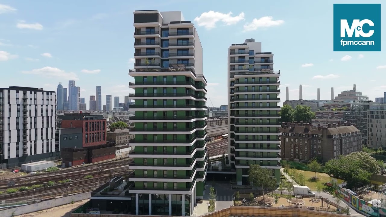 FP McCann's Precast Cladding and Balconies installed at Ebury Bridge