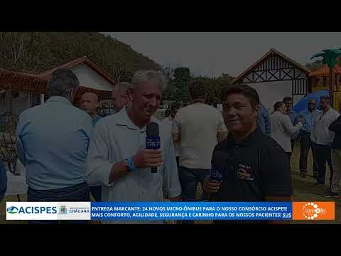 Entrevista com Prefeito João Lucio de Senador Cortes-MG, em Chácara-MG entregas