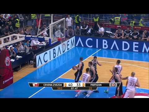 ABA Liga 2014/15, Semi-finals Round 1 match: Crvena zvezda Telekom - Partizan NIS (14.4.2015)