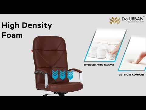 Da Urban George High-Back Office Revolving Chair (Brown)