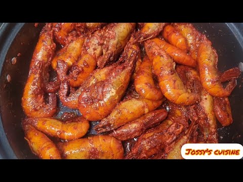 Peppered Shrimps the Cameroon way, Delicious seafood