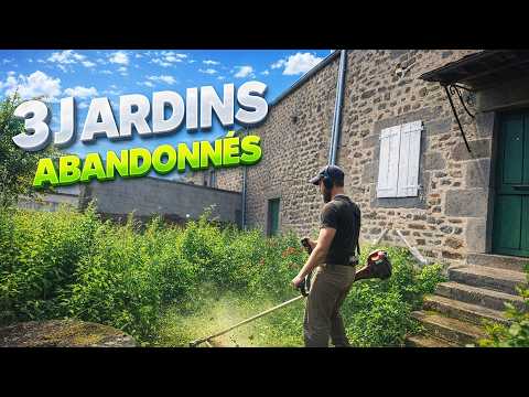 3 jardins abandonnés… le deuxième m'a laissé sans voix, les herbes m'arrivaient aux épaules