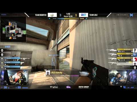 LDLC vs Dignitas - Game 3 - Semi Finals - #MLGXGames Aspen 2015 CSGO