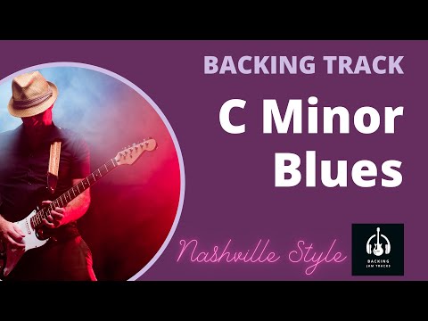 C Minor Blues Backing Track - Best Backing Jam Tracks - 12 Bar Blues in C minor