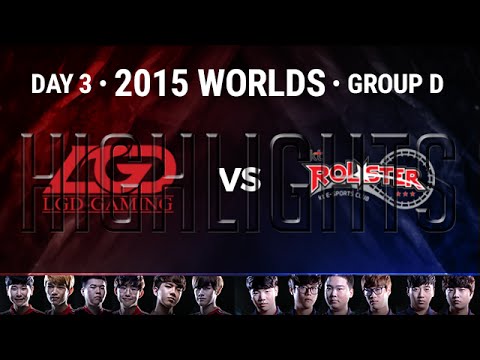 LGD Gaming vs KT Rolster Highlights | 2015 LoL World Championship S5 - Group D D3G3 | LGD vs KT