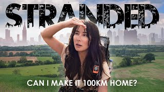 Blindfolded & STRANDED 100km from Home. Can I make it back on foot?
