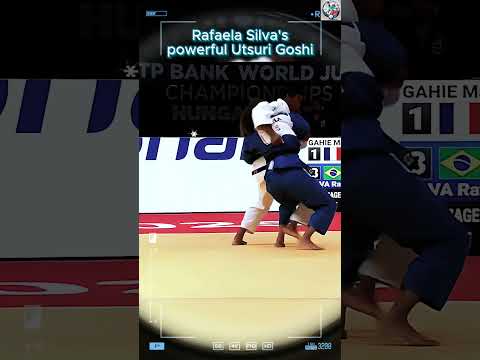 Mastering Powerful Utsuri Goshi: Insights from Rafaela Silva! 💪🔥 #shorts #judo