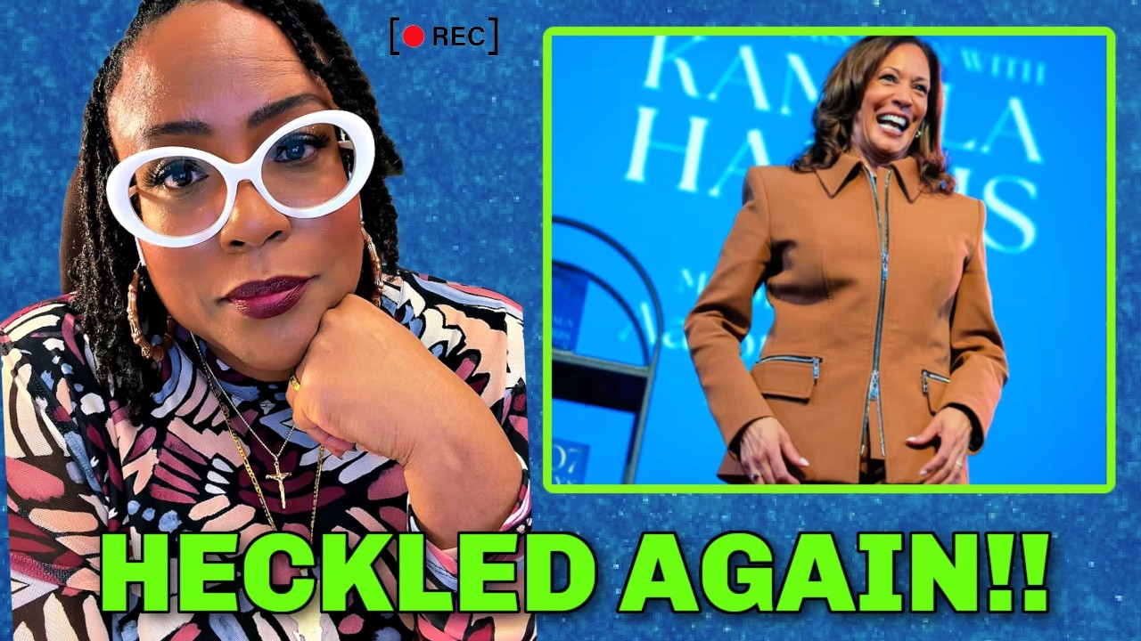 Black Man HECKLES Kamala Harris At Her Book Tour!