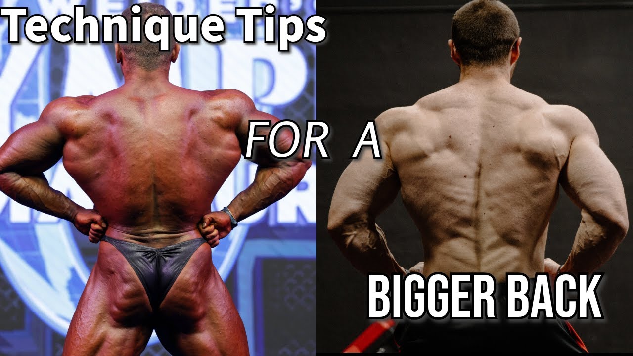 Lighter weight BIGGER BACK with better technique