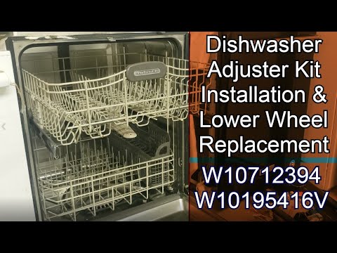 Whirlpool Dishwasher Bottom Rack Repair - Lower Wheel Replacement