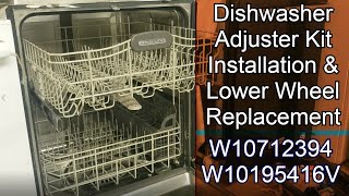 Whirlpool Dishwasher Bottom Rack Repair: Lower Wheel Replacement