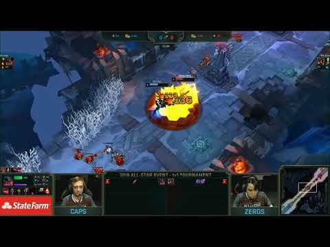 Caps as Aatrox vs Zeros as Viktor 1v1 Highlights | All-Star 2018 Day 2 Round 2 | EU vs VN