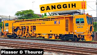 Canggih ‼️Cara Kerja Plasser Theurer MTT Unimat Compact 08-275/3S Berdinas Melak