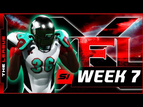 Must See "XFL BIG HIT" & Fumble Recovery!!! Backbreaker XFL Football League (WEEK 7) Game Highlights