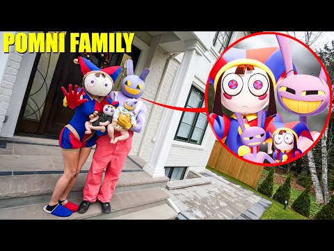 I CAUGHT POMNI'S FAMILY IN REAL LIFE! (DIGITAL CIRCUS FAMILY MOVIE)