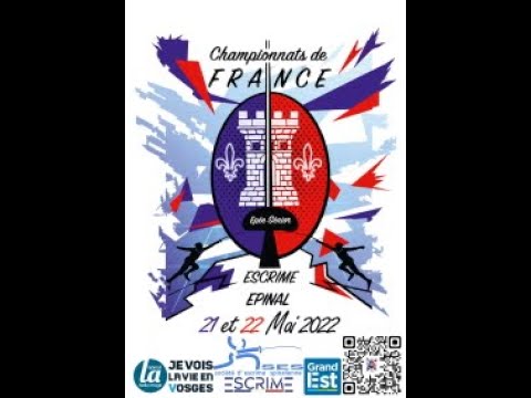 Championnat de France 2022 seniors épée dames et hommes Epinal Individuel