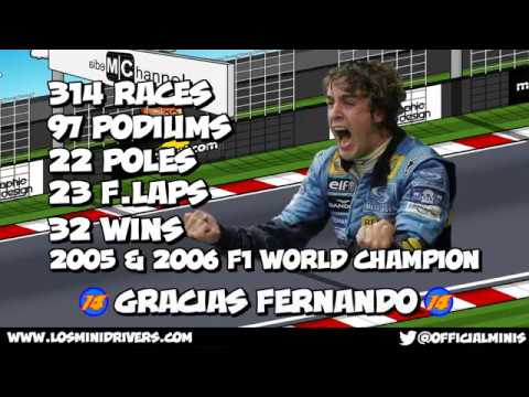 MiniDrivers - F1 - Farewell Fernando Alonso