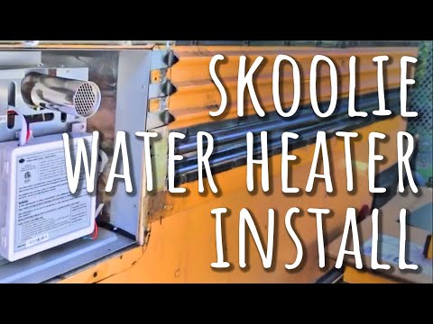 Skoolie Water Heater Install (Girard 2GWHAM) || 2020 Bus Conversion - Ep. 21