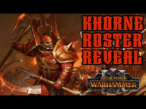 Reacting to the Khorne Roster Reveal // Total War: WARHAMMER III News