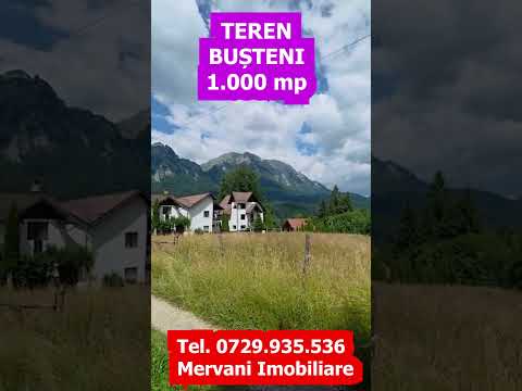 Teren 1000 mp cu view superb in Busteni — Video