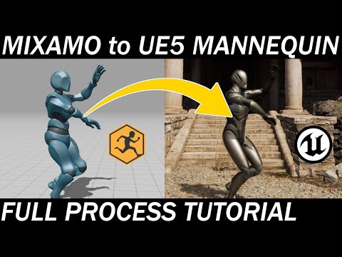 Let's Build the RPG! - 25 - How to Retarget Mixamo Animations to Unreal Engine 5 Mannequin